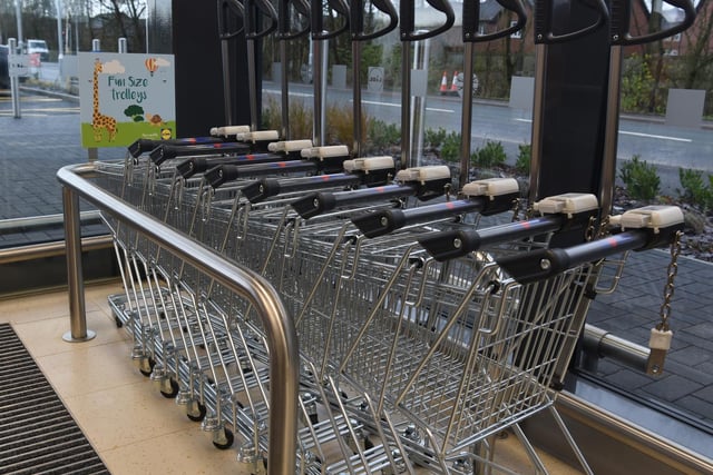 The supermarket is the flagship store at the new 'Eastway Hub', a mini retail park sandwiched between Eastway and the M55 in Fulwood