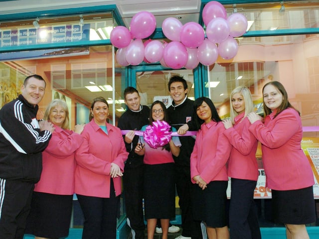 First Choice Travel have opened a new office in Westborough and invited along Scarborough FC staff to perform the opening ceremony.