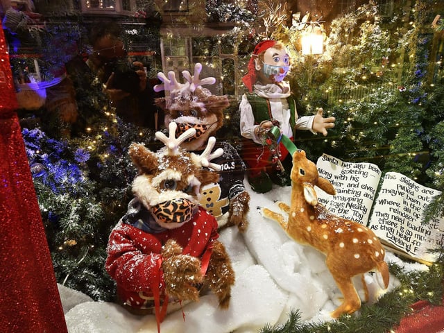 Elves and reindeer are social distancing this year.