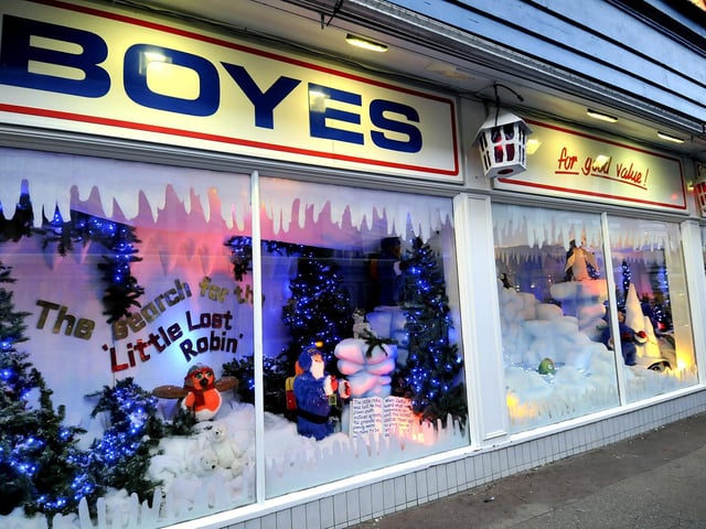 The 'Little Lost Robin' adorned the window in 2011.