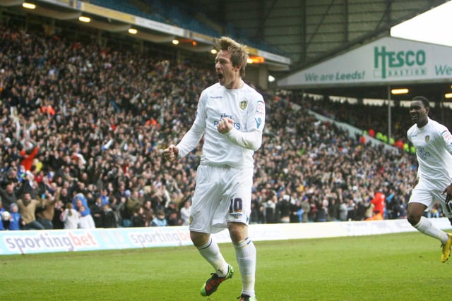 Striker Luciano Becchio struck a superb stoppage-time volley to equalise against Middlesbrough at Elland Road on New Year's Day 2011. It extended United's unbeaten run to 12 matches.