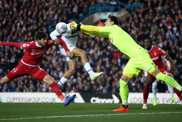 Leeds United had 19 shots against managerless Nottingham Forest at Elland Road on New Year's Day 2019 but could not find a breakthrough.