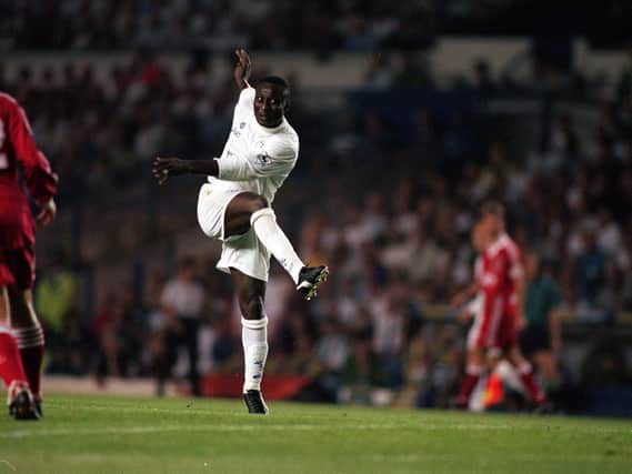 Enjoy these memories of Tony Yeboah in action for Leeds United. PIC: Varley Picture Agency