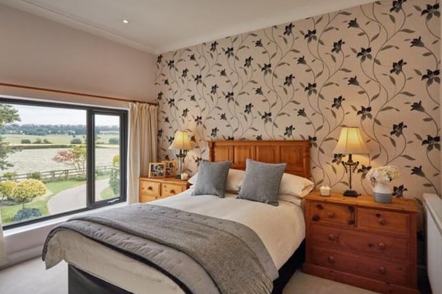 Just one of the many bedrooms - look at that view!