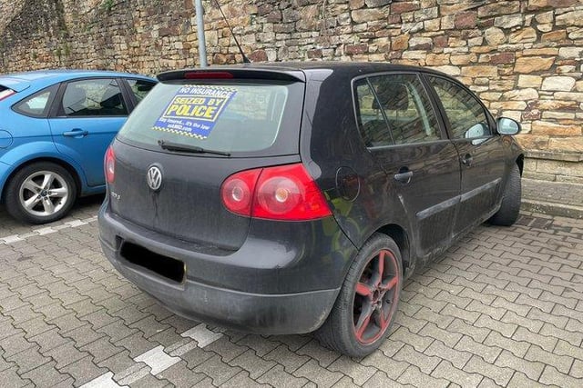 There’s nothing like drawing attention to yourself... This Burnley driver was noticed because he wasn’t wearing a seat belt. It was then found that he had no insurance, no licence and a bald tyre. Driver reported to court, vehicle seized.