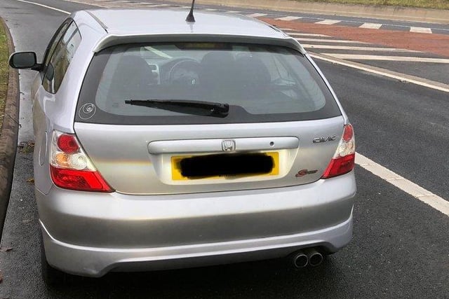 Honda on the hard shoulder junc 32 M6 north with a tearful person inside who was lost. 
Checks showed that the person did not have insurance they admitted that they didn’t have insurance but thought they were ok to drive as their partner had a policy. Tor issued and car seized