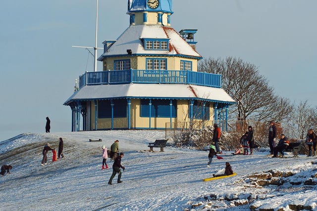 Sledging at The Mount, Fleetwood