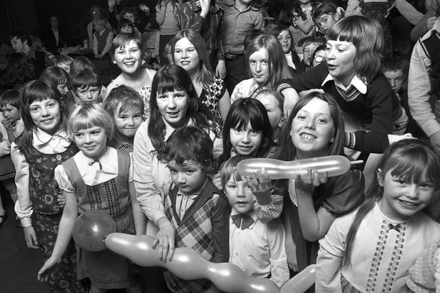 A Christmas party in Wigan in 1974