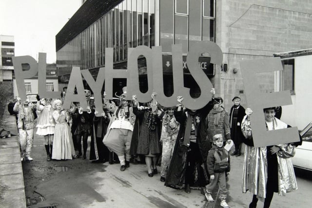 On the move from Leeds Playhouse to West Yorkshire Playhouse in 1990.