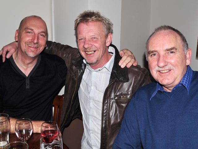 Ian, Steve and Brian, in 2010.