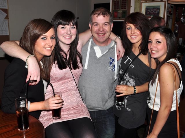 Beth, Emily, Stuart, Janette and Chloe in Scholars, in 2010.