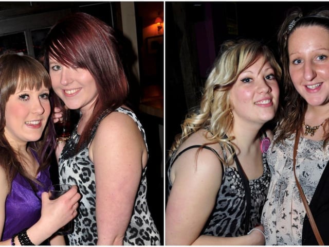 LEFT: Kelly and Zoe, in 2010; RIGHT: Kayleigh and Gemma, in 2010.