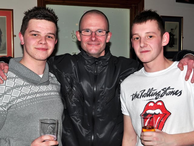 Adam, Eddie and Craig, in 2010.