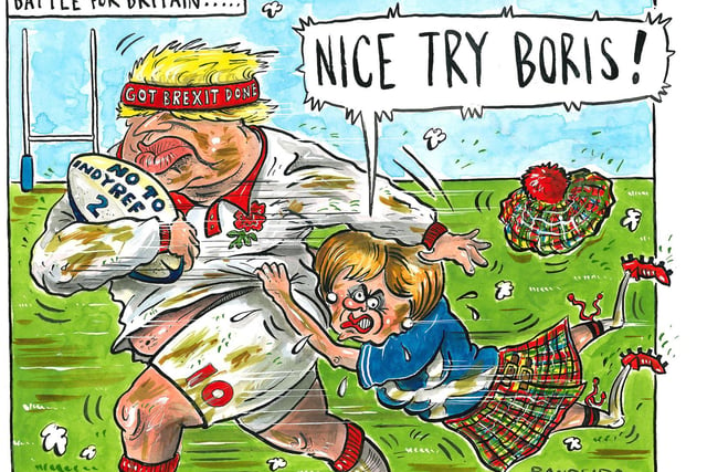 Power struggle as Nicola Sturgeon fights for Scottish independence.