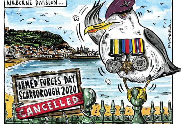 Armed Forces Day scheduled to be held in Scarborough is cancelled due to the coronavirus.