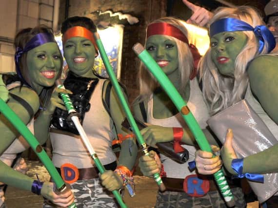 Ninja Turtles in force on King Street in 2010.