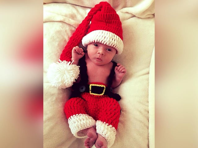Freddie Stephen, aged 7 weeks