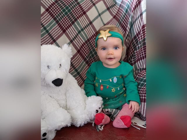 Penelope, aged 9 months