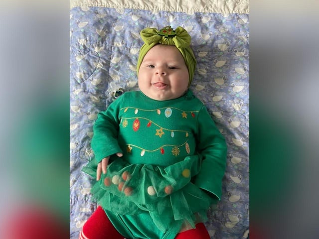 Arabella, aged 10 weeks