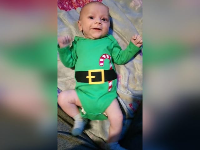 Michael, aged 6 weeks
