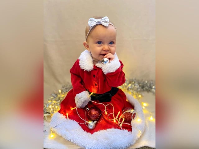 Scarlett, aged 8 months