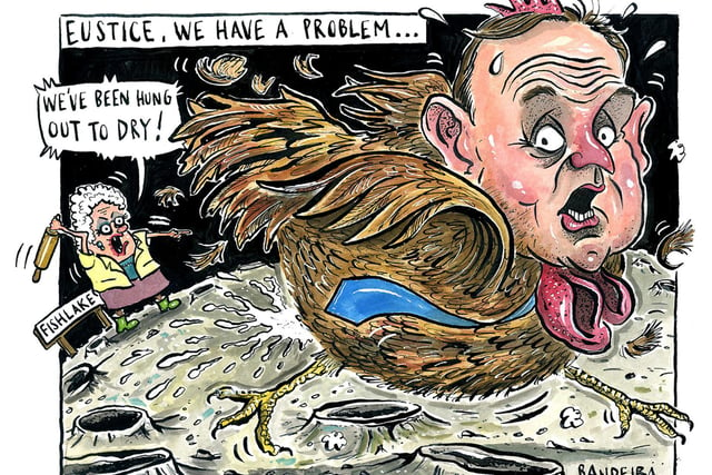 Apathy from Environment Secretary George Eustice towards flooding in Yorkshire.