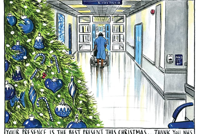A tribute to our wonderful NHS after a harrowing year.