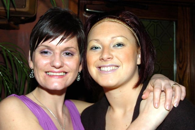 Gemma and Joanne in the Quest VIP in December 2008.