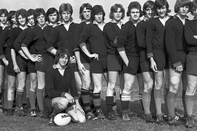 Up Holland Grammar School rugby team in 1974