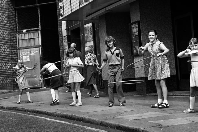 The hoola hoop craze takes over Wigan ABC Cinema on a warm Saturday morning in the summer of 1976