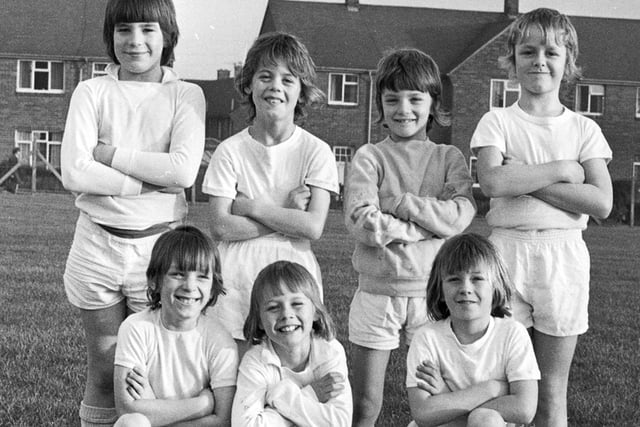 Marsh Green CP School six-a-side football tournament champions in 1974