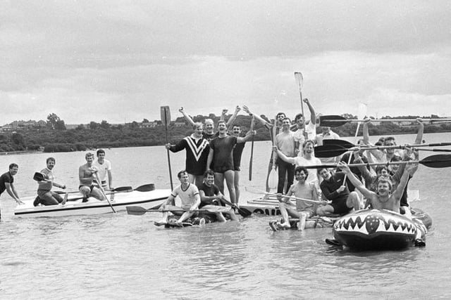 A perfect activity for a hot summer's day, did you ever join the raft race at Wintersett?