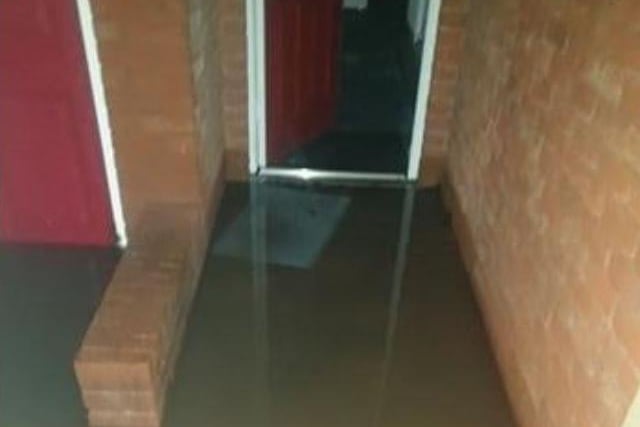 Homes in Warton, Freckleton and Kirkham were flooded as storms wrecked havoc across the area. In one street, the water levels were so high, bins floated away.