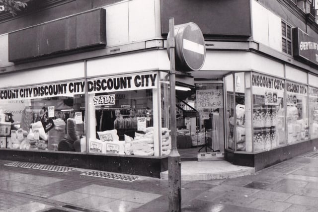 July 1983 and Discount City on Vicar Lane was claiming to offer shoppers savings of between 20 per cent and 33 per cent on household textiles and bedding, underwear and hosiery, casual clothing and luggage as well as fashion bags and shopping bags.