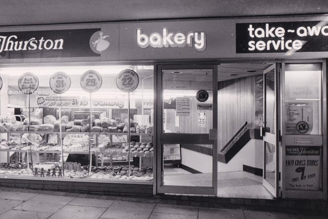 April 1985 and Thurstons offered a takeaway service from its store on Boar Lane.