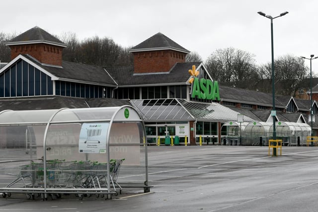 Not everywhere was open, including Asda Killingbeck.
