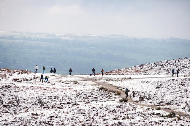 The Met Office says temperatures in Yorkshire will be as low as 0 degrees, climbing to peaks of just 3 degrees C - perfect snow weather.