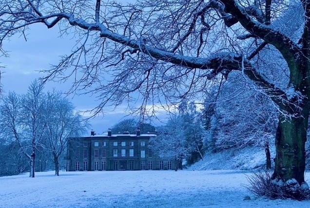 Haigh Hall and surroundings covered in snow - sent in by Caroline Heaven.