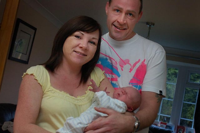 Fiona and Maurice Blezzard welcomed baby Thomas Connor into the world on Christmas Day.