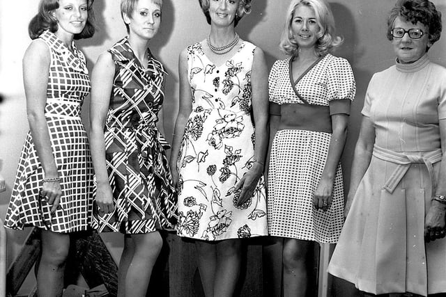 Wigan's latest fashions on show at Hindley in 1973
