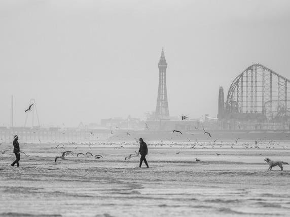 Stormy weather in Blackpool