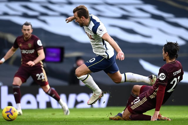 6 - A steady if unspectacular performance in a tough, tough test against this Spurs attack. Competed well in the air.
Photo by Andy Rain - Pool/Getty Images.