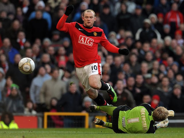 "Was in the second tier of the Stretford End and we were right in line where Beckford slid the ball in the net. We were nudging each other trying to contain ourselves" - Andy Lupton.