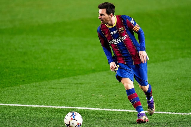 Ah yes, Senor Messi. Barcelona's legendary Argentinian is another player to have created 34 chances so far this season - the same as Mateusz Klich. Photo by Pedro Salado/Quality Sport Images/Getty Images.