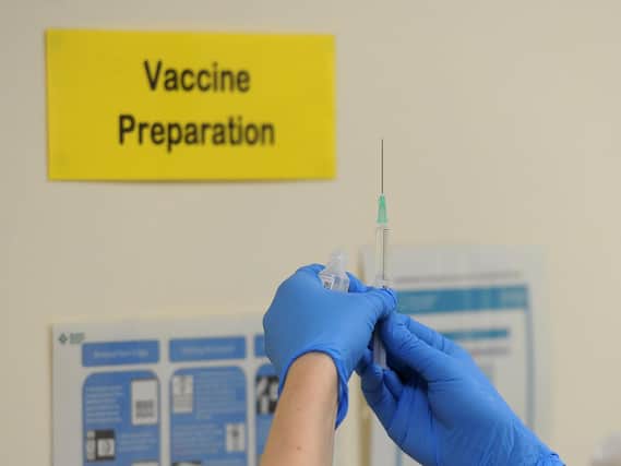 Staff at Harrogate District Hospital have started to receive the Covid-19 vaccine.