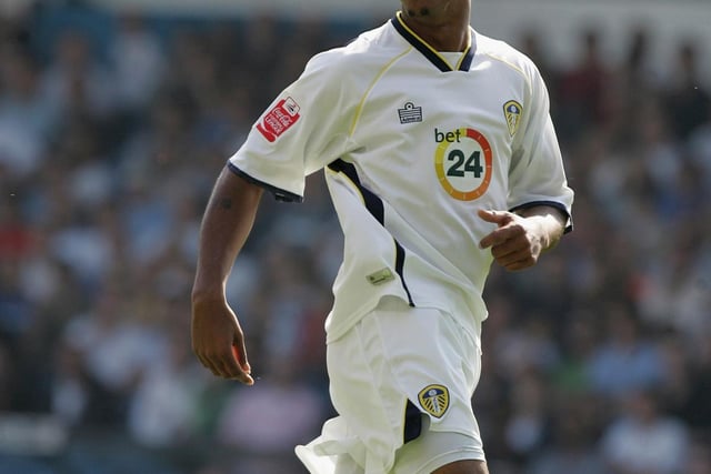 Jermaine Beckford in action against Wolverhampton Wanderers at Elland Road in September 2006. The Whites won 2-0.