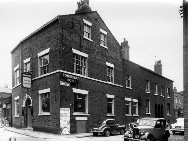 The Tonbridge Hotel public house on the corner of Tonbridge Street, left, and Back Blundell Street in September 1960.