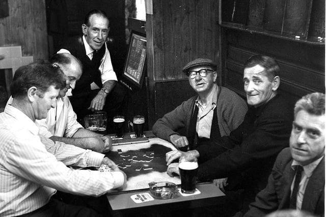 Pub life in Hindley in 1971