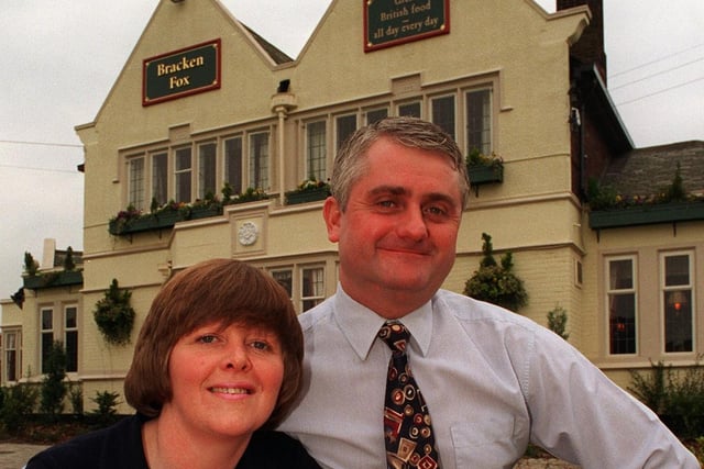 Tim and Jill Loakes at the Bracken Fox pub on Wetherby Road, Scarcroft.