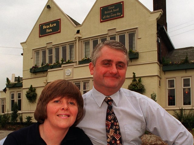 Tim and Jill Loakes at the Bracken Fox pub on Wetherby Road, Scarcroft.